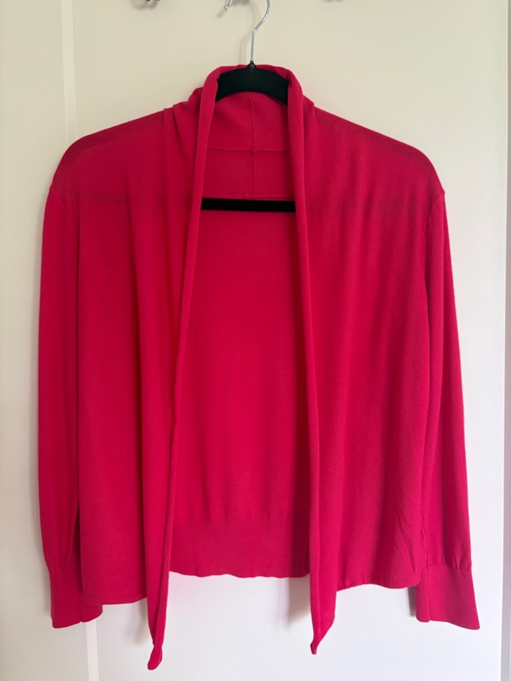 Women’s Open-Front Cardigan Sweater - Bright Pink